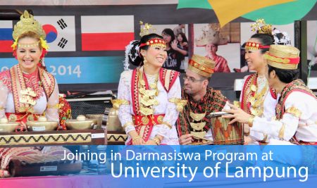 Joining in Darmasiswa RI Program at University of Lampung